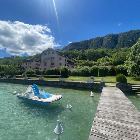 Rare 2 Bedroom With Private Beach On Lake Annecy ドゥサール エクステリア 写真